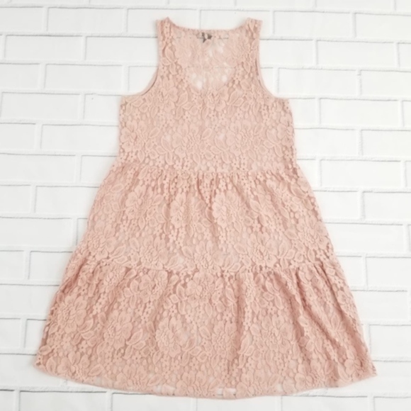 American Eagle Pink See Trough Dresses - Picture 2 of 5